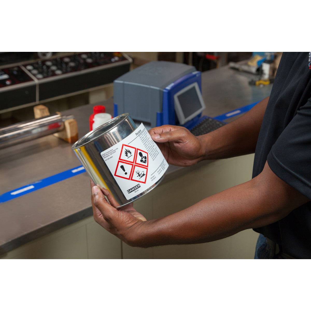 Brady B30-262-7569-CLP3A Pre-Printed Ghs/Clp Chemical Labels For Bbp3X/S3Xxx/I3300 Printers 121647
