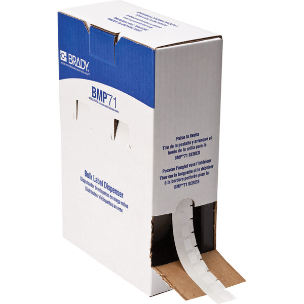 Brady BM-11-498 Repositionable Multi-Purpose Vinyl Cloth Labels for M610, M611, BMP61, M710 and BMP71 174416