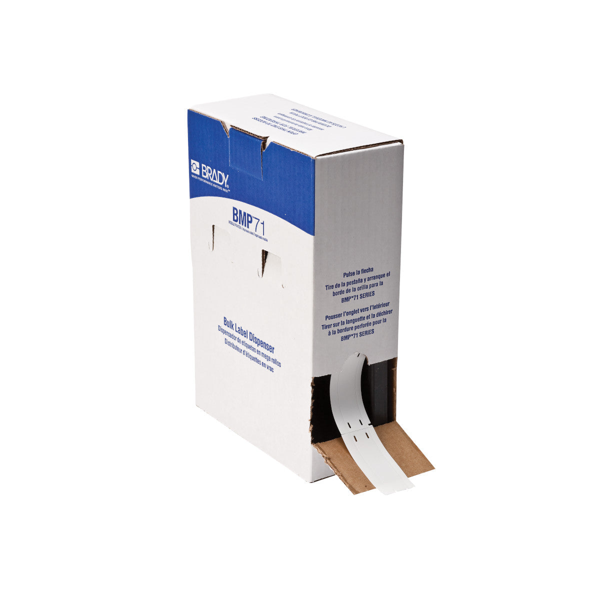 Brady BM71-12-109 Bulk Polyethylene Tags For M611, Bmp61 And Bmp71 114867