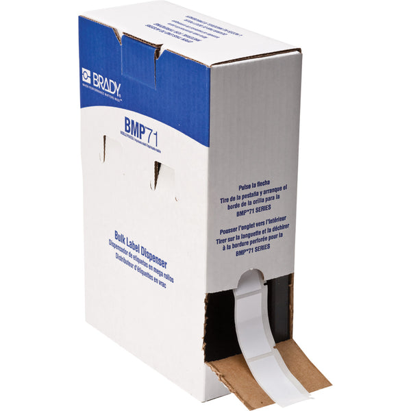 Brady BM71-20-423 Bulk Polyester Labels For M611, Bmp61 And Bmp71 114870