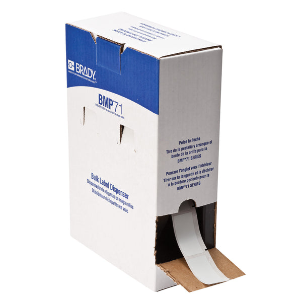 Brady BM71-21-427 Bulk Self-Laminating Vinyl Labels For M611, Bmp61 And Bmp71 114873