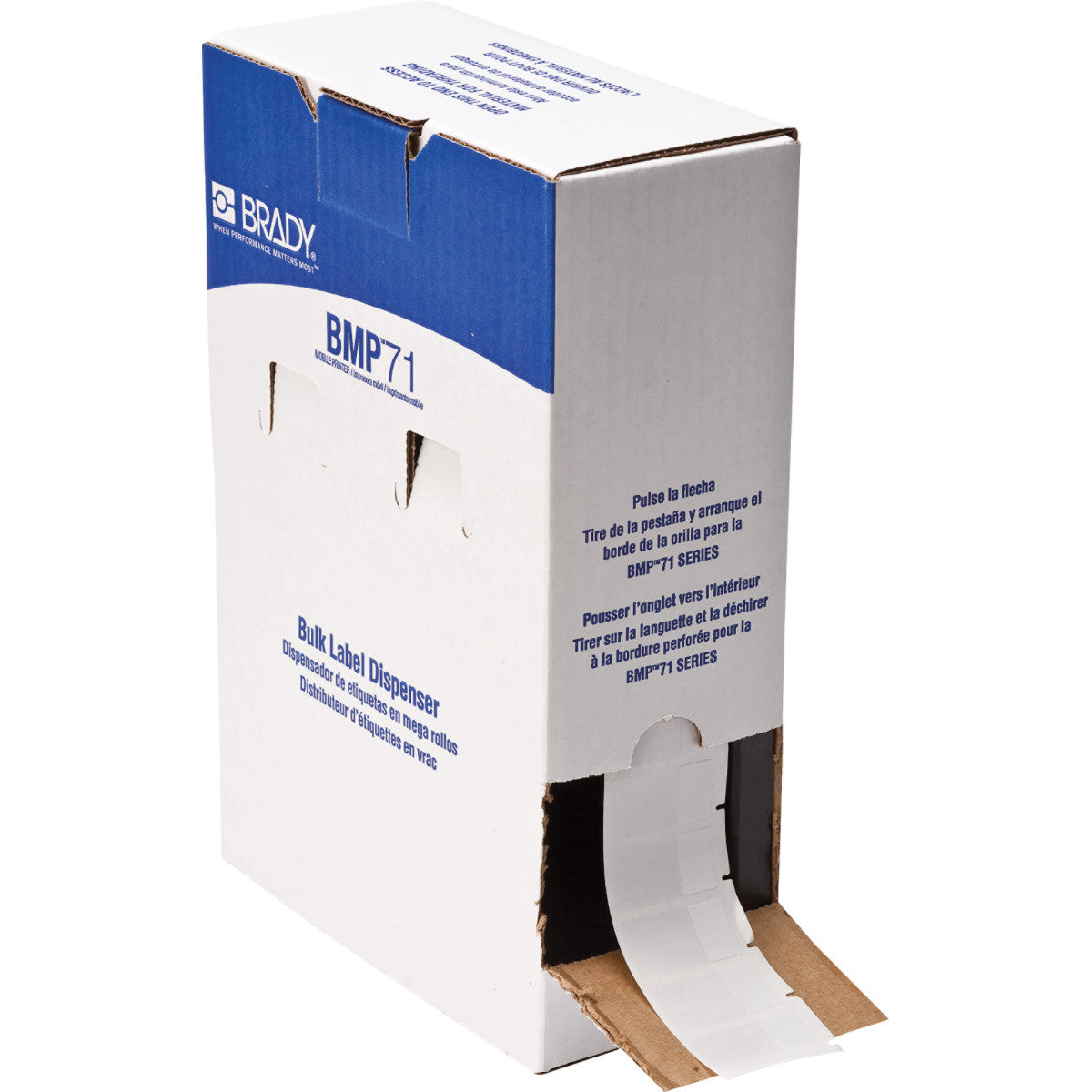 Brady BM-30-427 Self-Laminating Vinyl Wrap Around Labels for M610, M611, BMP61, M710 and BMP71 173451