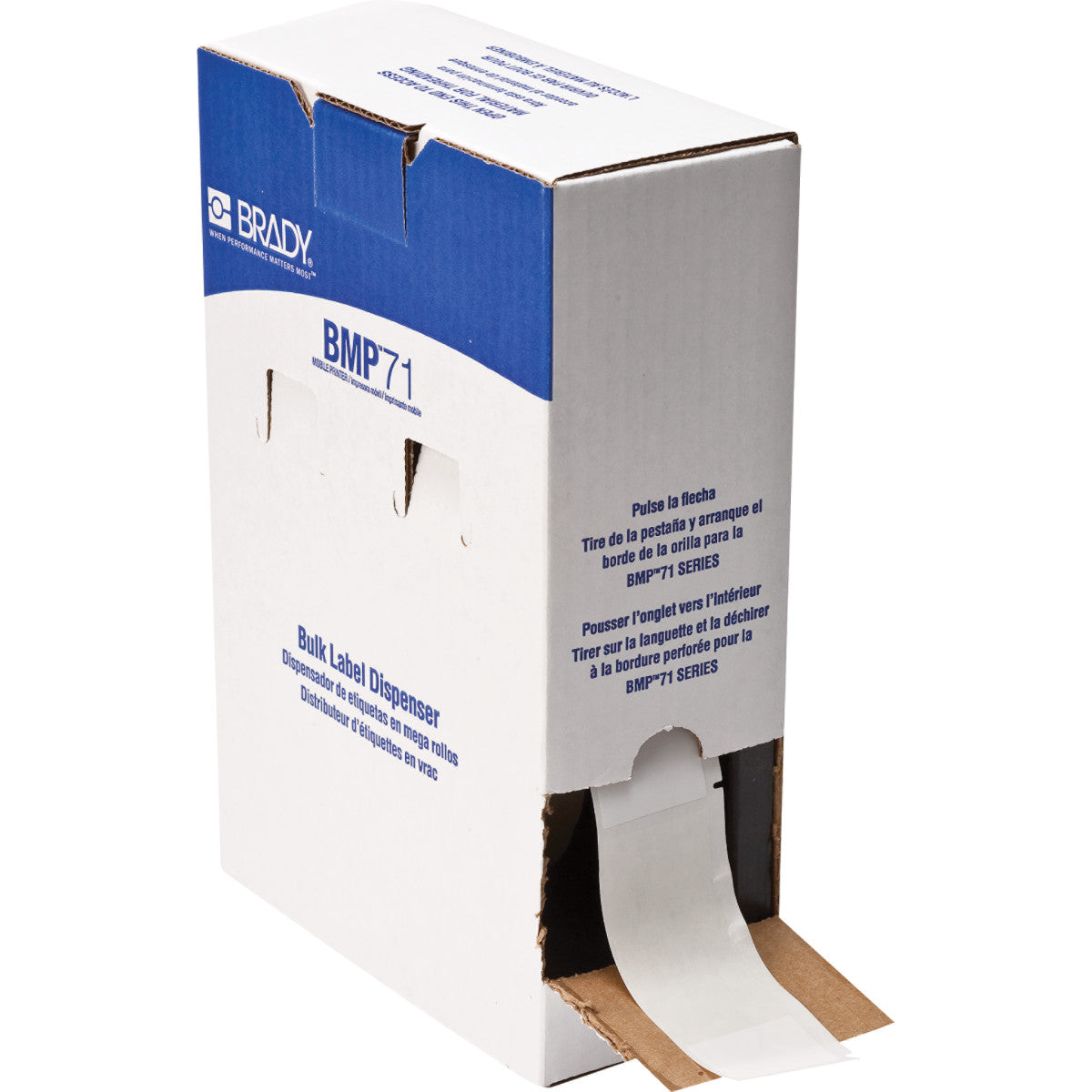 Brady BM-33-427 Self-Laminating Vinyl Wrap Around Labels for M610, M611, BMP61, M710 and BMP71 173454