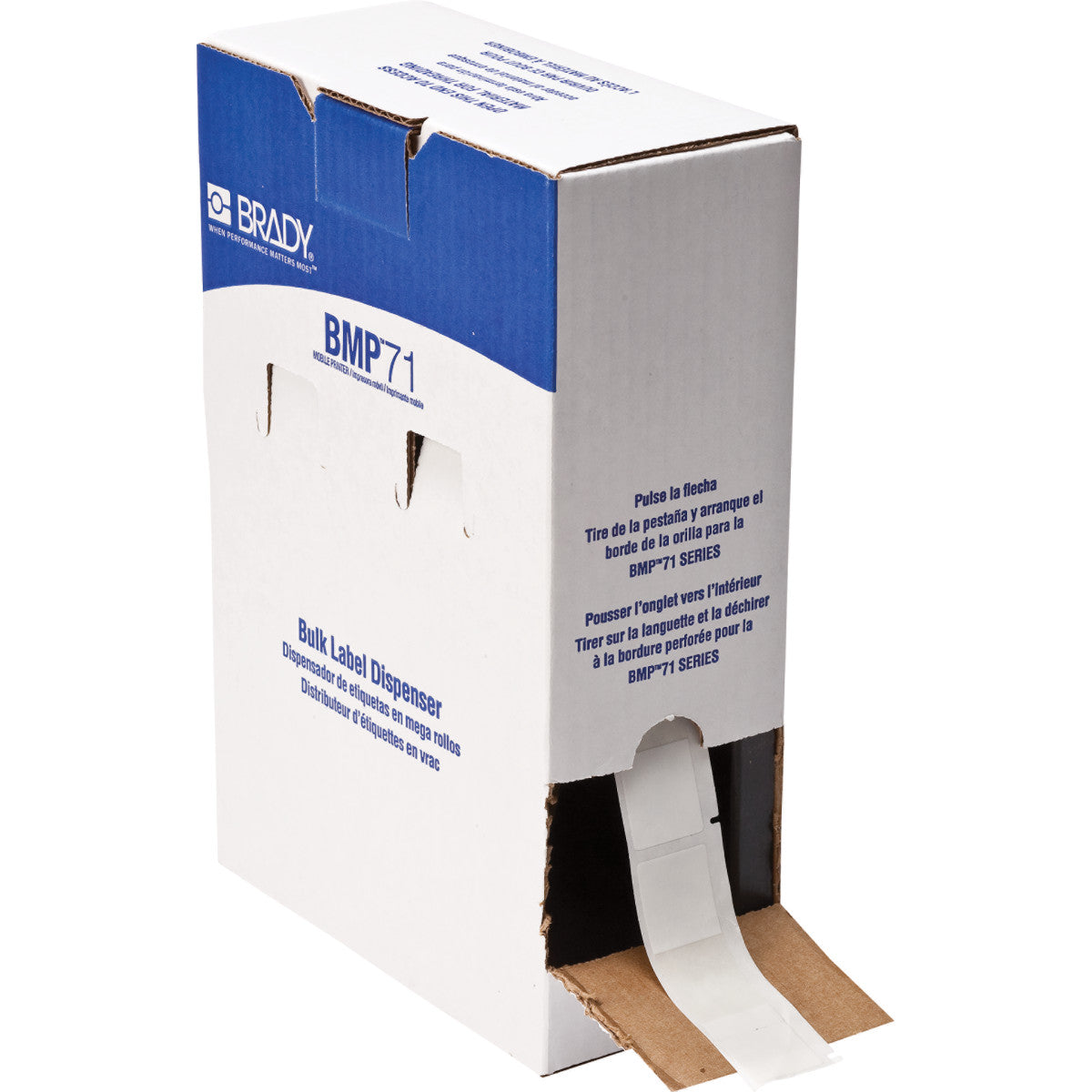 Brady BM-64-427 Self-Laminating Vinyl Wrap Around Labels for M610, M611, BMP61, M710 and BMP71 174492