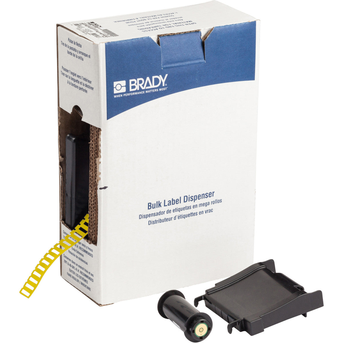 Brady BM71D-5-7696-YL Bulk Rigid Durasleeve Inserts For M611, Bmp61 And Bmp71 622235