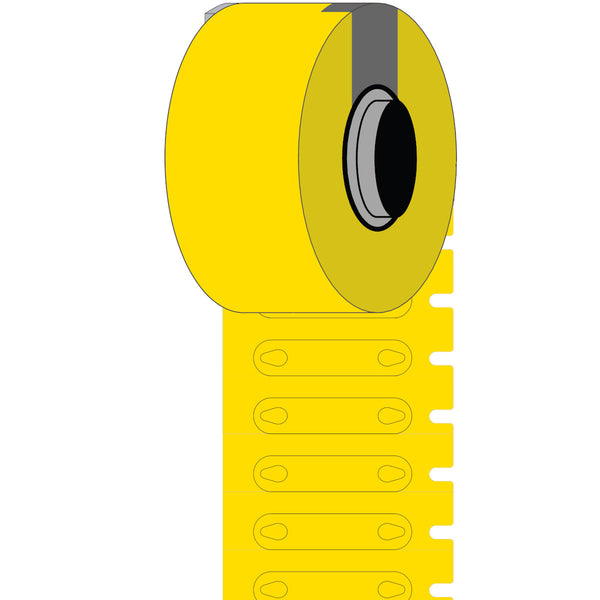 Brady BM71R-1-7599-YL Bulk Rapido Wire Marking Tags For M611, Bmp61 And Bmp71 622202