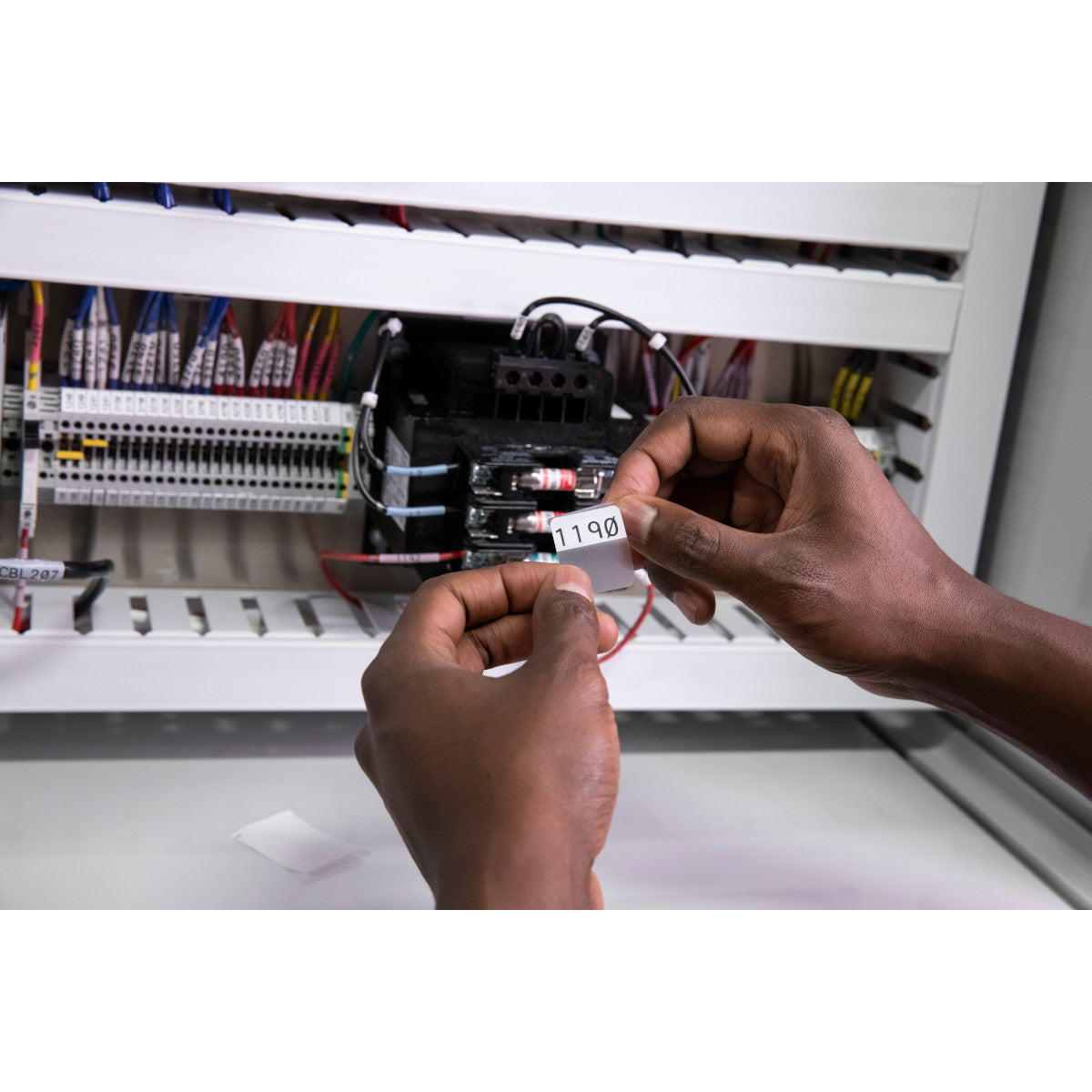 Brady M-207-RO-427 Rotating Self-laminating Vinyl Labels for BMP41 and BMP51/BMP53 151730