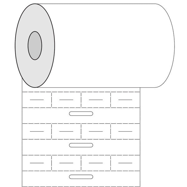 Brady BPT-105-7599 Thermal Transfer Printable DuraSleeve Wire Marking Inserts 236797