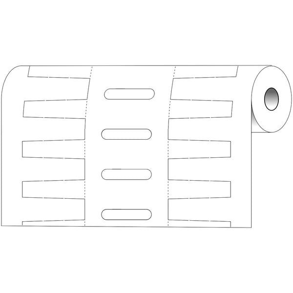 Brady BPT-105U-7596 Thermal Transfer Printable DuraSleeve Wire Marking Inserts 217027