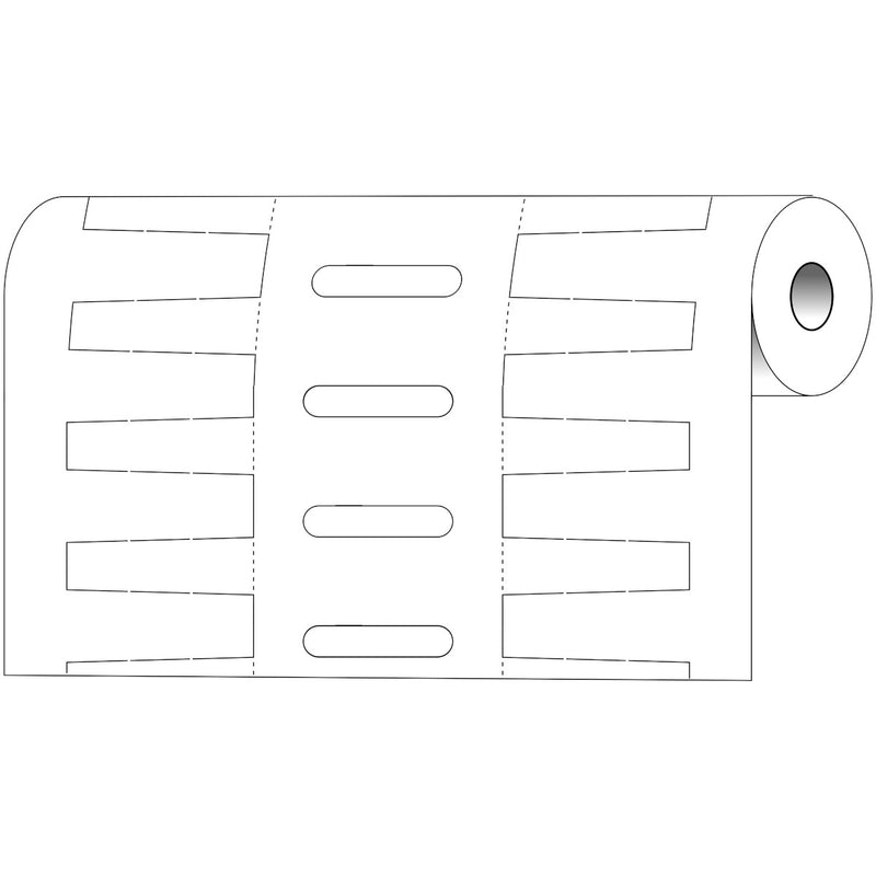 Brady BPT-105U-7596 Thermal Transfer Printable DuraSleeve Wire Marking Inserts 217027