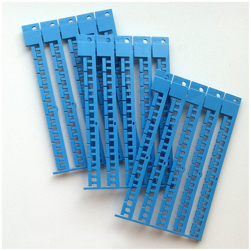 Brady TAGB+R 11X3 LIGHT BLUE Light blue b+r 11x3 mm tag BR113B