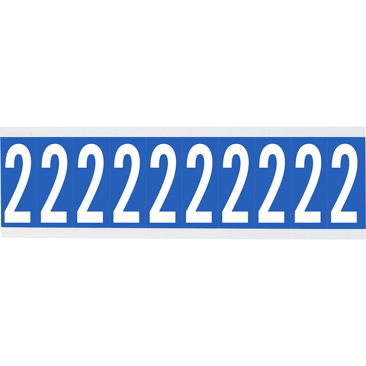 Brady CNL1B 2 Identical numbers and letters on one card for indoor use 912264