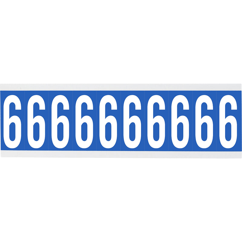 Brady CNL1B 6 Identical numbers and letters on one card for indoor use 912260