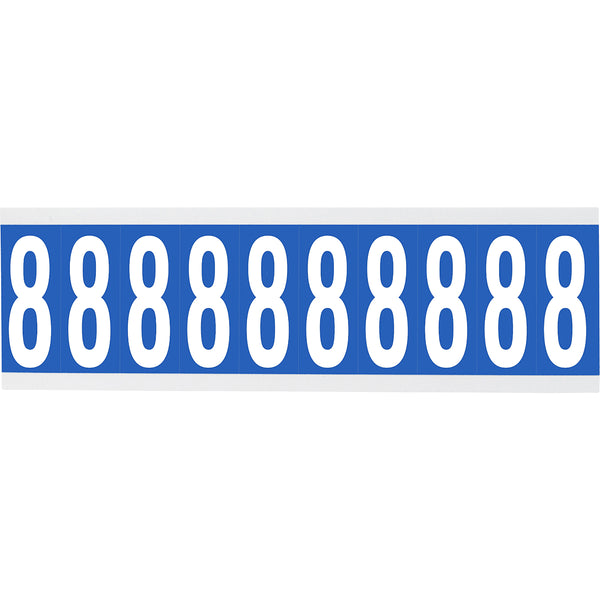 Brady CNL1B 8 Identical numbers and letters on one card for indoor use 912258