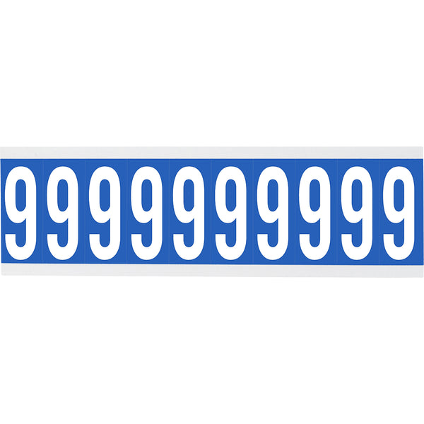 Brady CNL1B 9 Identical numbers and letters on one card for indoor use 912257