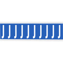 Brady CNL1B J Identical numbers and letters on one card for indoor use 912245