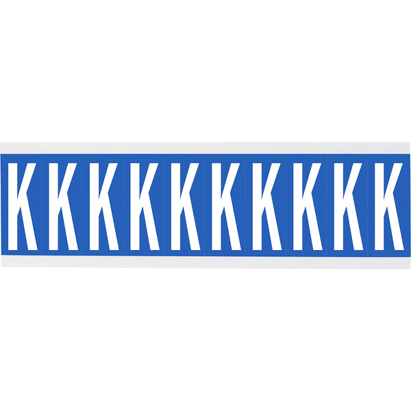 Brady CNL1B K Identical numbers and letters on one card for indoor use 912244