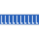 Brady CNL1B L Identical numbers and letters on one card for indoor use 912243