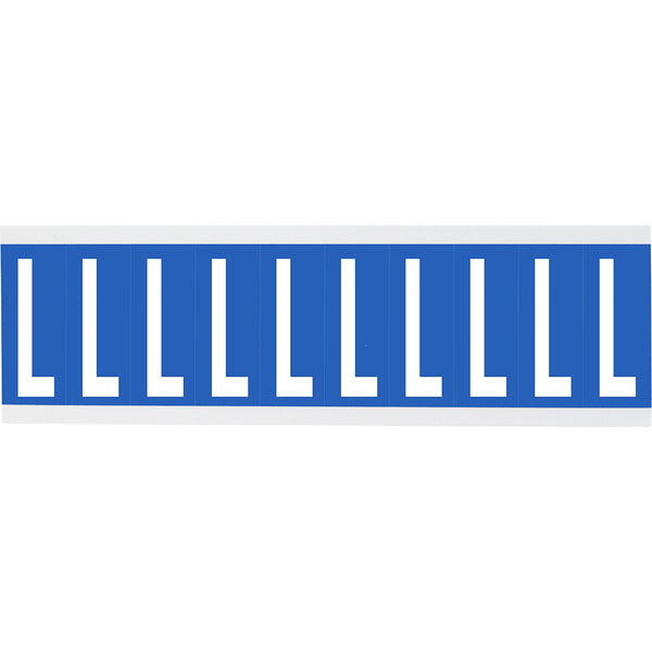 Brady CNL1B L Identical numbers and letters on one card for indoor use 912243