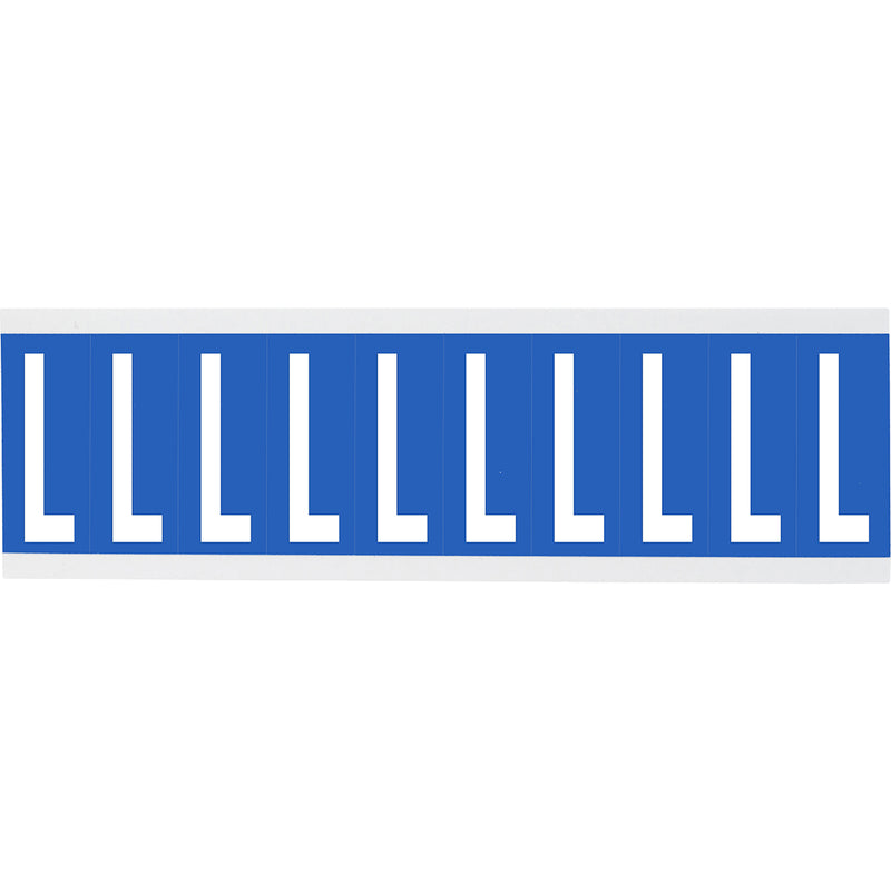 Brady CNL1B L Identical numbers and letters on one card for indoor use 912243