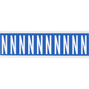 Brady CNL1B N Identical numbers and letters on one card for indoor use 912241