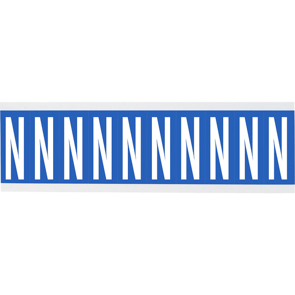 Brady CNL1B N Identical numbers and letters on one card for indoor use 912241