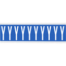 Brady CNL1B Y Identical numbers and letters on one card for indoor use 912230