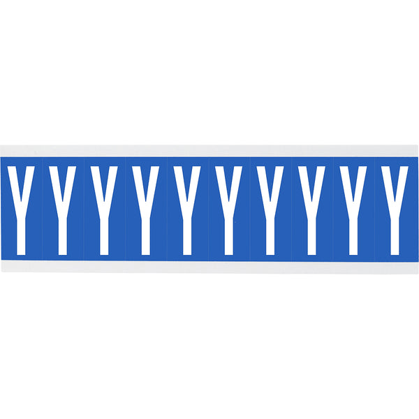 Brady CNL1B Y Identical numbers and letters on one card for indoor use 912230