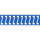 Brady CNL1B Z Identical numbers and letters on one card for indoor use 912229