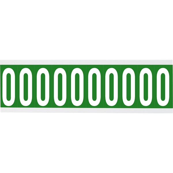 Brady CNL1G 0 Identical numbers and letters on one card for indoor use 912228