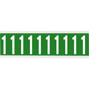 Brady CNL1G 1 Identical numbers and letters on one card for indoor use 912227