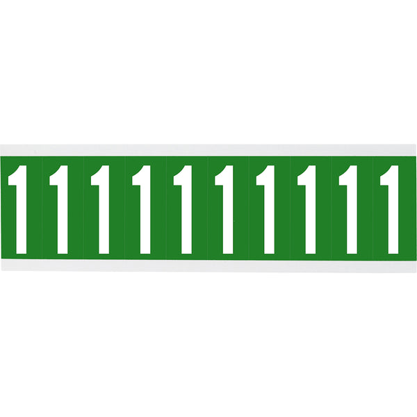 Brady CNL1G 1 Identical numbers and letters on one card for indoor use 912227