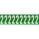 Brady CNL1G 2 Identical numbers and letters on one card for indoor use 912226