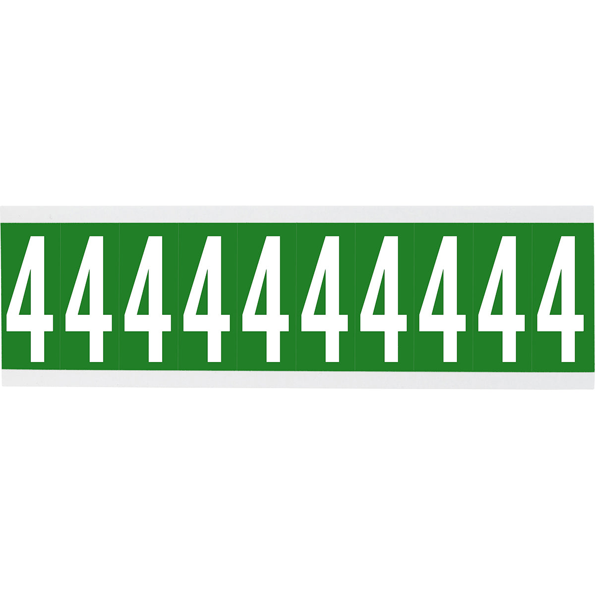 Brady CNL1G 4 Identical numbers and letters on one card for indoor use 912224