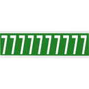 Brady CNL1G 7 Identical numbers and letters on one card for indoor use 912221