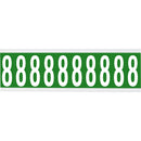 Brady CNL1G 8 Identical numbers and letters on one card for indoor use 912220