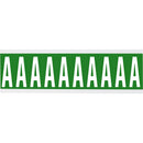 Brady CNL1G A Identical numbers and letters on one card for indoor use 912218