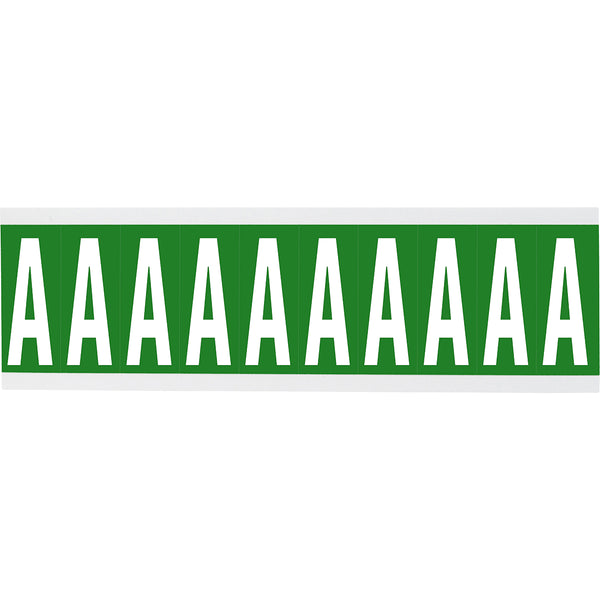 Brady CNL1G A Identical numbers and letters on one card for indoor use 912218