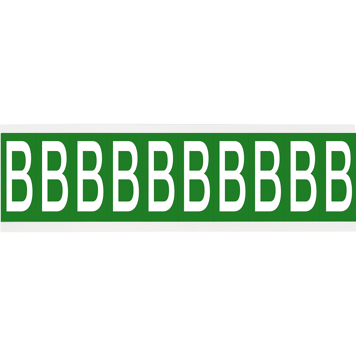 Brady CNL1G B Identical numbers and letters on one card for indoor use 912216