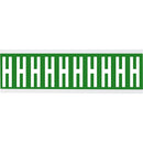 Brady CNL1G H Identical numbers and letters on one card for indoor use 912209