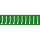 Brady CNL1G J Identical numbers and letters on one card for indoor use 912207