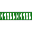 Brady CNL1G N Identical numbers and letters on one card for indoor use 912203