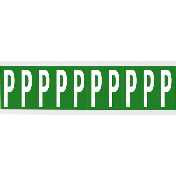 Brady CNL1G P Identical numbers and letters on one card for indoor use 912201