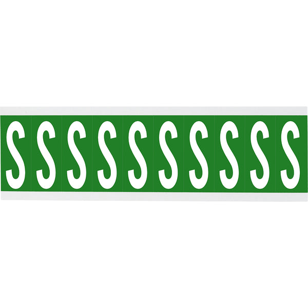 Brady CNL1G S Identical numbers and letters on one card for indoor use 912198