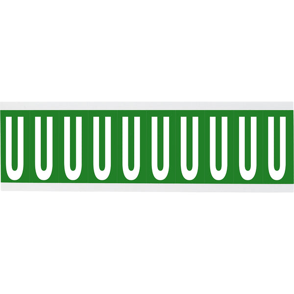 Brady CNL1G U Identical numbers and letters on one card for indoor use 912196