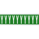 Brady CNL1G Y Identical numbers and letters on one card for indoor use 912192