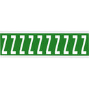 Brady CNL1G Z Identical numbers and letters on one card for indoor use 912191