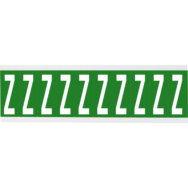Brady CNL1G Z Identical numbers and letters on one card for indoor use 912191