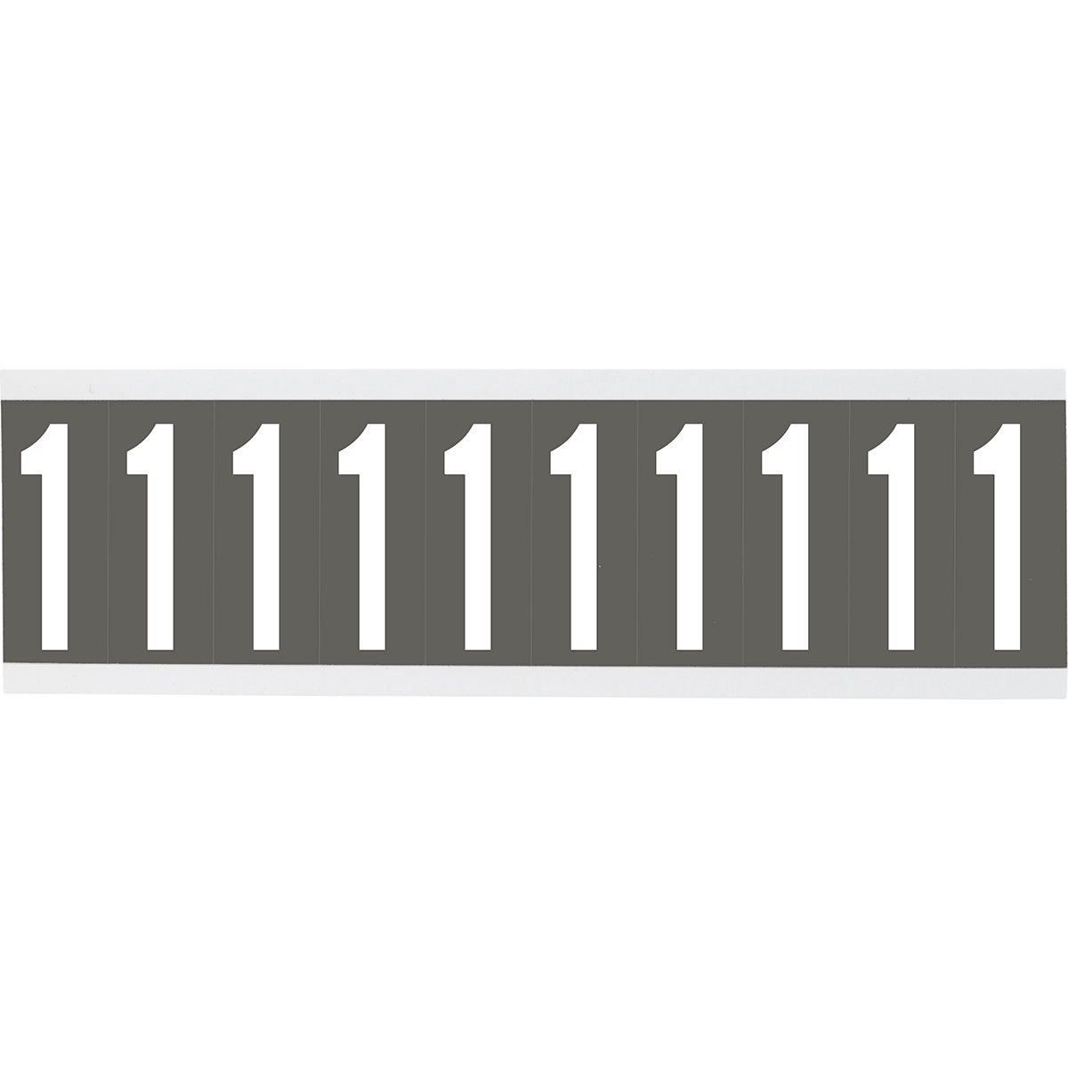 Brady CNL1GR 1 Identical numbers and letters on one card for indoor use 912189