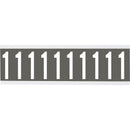 Brady CNL1GR 1 Identical numbers and letters on one card for indoor use 912189